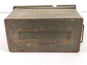 U.S. Army , Ammo box " 500 Ctgs CAL. 30" . Ungereinigtes Stück
