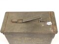 U.S. Army , Ammo box " 500 Ctgs CAL. 30" . Ungereinigtes Stück