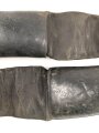 Kaiserreich und 1. Weltkrieg, Paar hohe Mannschaftsstiefel  für zum Beispiel Kürassiere. Ungereinigtes Paar, Sohlenlänge 29cm