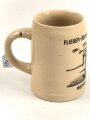 "Flieger Übungsstelle Nürnberg" 0,5 Liter Bierkrug anlässlich " Weihnachten 1936"  Ungereinigtes Stück