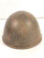 Russland 2. Weltkrieg, Stahlhelm SSH40 mit Innenfutter M36. Ungereinigtes Stück, Originallack