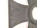 Feldzug gegen Polen, grosses Grabkreuz eines am 3.10.39 in Sanok Gefallenen Schützen. ma0e 39 x 39cm. Ungereinigtes Stück