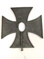 Feldzug gegen Polen, grosses Grabkreuz eines am 3.10.39 in Sanok Gefallenen Schützen. ma0e 39 x 39cm. Ungereinigtes Stück