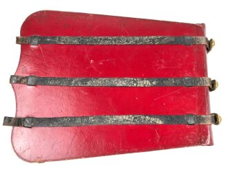 Preussen, Säbeltasche als Fotoalbum. " Dem Premier Lieutenant von Francken dse Offizier Corps des 2. Westfälischen Husaren Regiments Nr. 11"