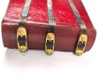 Preussen, Säbeltasche als Fotoalbum. " Dem Premier Lieutenant von Francken dse Offizier Corps des 2. Westfälischen Husaren Regiments Nr. 11"