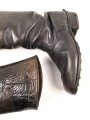 Paar Mannschaftsstiefel für berittene der Wehrmacht. Kammerstück in gutem Gesamtzustand, Leder weich, Sohlenlänge knapp 29cm