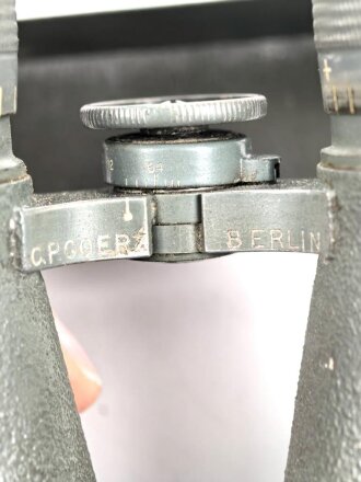 1. Weltkrieg, Fernglas 08 von Goerz Berlin. Kammerstück in sehr gutem Zustand