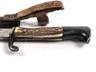 1. Weltkrieg, Grabendolch für Offiziere, Hersteller Eickhorn Solingen. Originallack