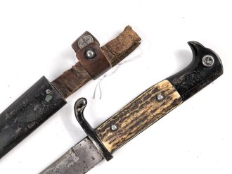 1. Weltkrieg, Grabendolch für Offiziere, Hersteller Eickhorn Solingen. Originallack