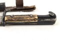 1. Weltkrieg, Grabendolch für Offiziere, Hersteller Eickhorn Solingen. Originallack