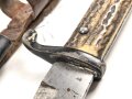1. Weltkrieg, Grabendolch für Offiziere, Hersteller Eickhorn Solingen. Originallack
