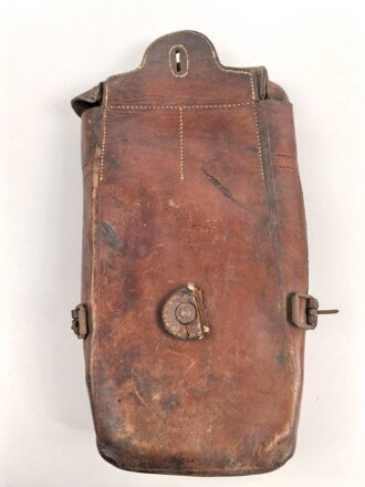 1. Weltkrieg, Tasche für berittenes Hufbeschlagpersonal. Ungereinigtes Stück, datiert 1917