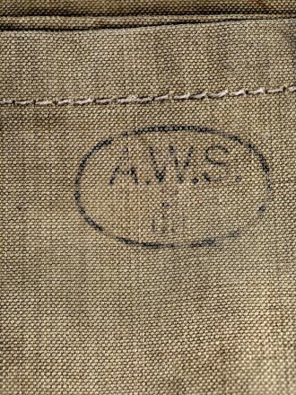 1. Weltkrieg, Futtersack für Pferde.  Getragenes Stück, ungereinigt