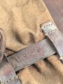 Kürassier Regiment von Seydlitz No. 7, Paar Packtaschen  mit Hilfspacktaschen. Original zugehörig, die Deckel der Packtaschen vor langer Zeit abgeschnitten. Ungereinigt.