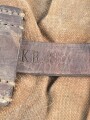 Kürassier Regiment von Seydlitz No. 7, Paar Packtaschen  mit Hilfspacktaschen. Original zugehörig, die Deckel der Packtaschen vor langer Zeit abgeschnitten. Ungereinigt.