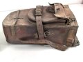 Kürassier Regiment von Seydlitz No. 7, Paar Packtaschen  mit Hilfspacktaschen. Original zugehörig, die Deckel der Packtaschen vor langer Zeit abgeschnitten. Ungereinigt.