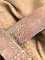 Kürassier Regiment von Seydlitz No. 7, Paar Packtaschen  mit Hilfspacktaschen. Original zugehörig, die Deckel der Packtaschen vor langer Zeit abgeschnitten. Ungereinigt.
