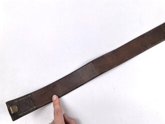 1. Weltkrieg, Mannschaftskoppel für Berittene. Kammerstück von 1914 in gutem Zustand, Gesamtlänge 108cm
