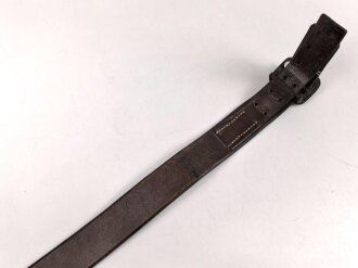 1. Weltkrieg, Mannschaftskoppel für Berittene. Kammerstück von 1914 in gutem Zustand, Gesamtlänge 108cm