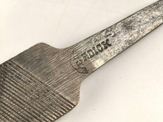 Grosse Feile für Fahnenschmied, Markiert "Reichsheer 1941" Gesamtlänge 39cm