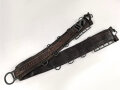 Brustblatt zum Sielengeschirr 25 der Wehrmacht , gereinigtes Stück datiert 1944, die Metallteile neuzeitlich lackiert