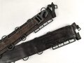 Brustblatt zum Sielengeschirr 25 der Wehrmacht , gereinigtes Stück datiert 1944, die Metallteile neuzeitlich lackiert