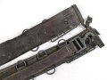 Brustblatt zum Sielengeschirr 25 der Wehrmacht , gereinigtes Stück datiert 1942, die Metallteile neuzeitlich lackiert