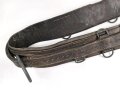Brustblatt zum Sielengeschirr 25 der Wehrmacht , gereinigtes Stück datiert 1942, die Metallteile neuzeitlich lackiert