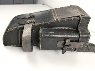 Kavallerie, Behälter aus Ersatzmaterial für Scherenfernrohr. Guter Gesamtzustand, datiert 1942