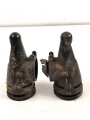 Paar Teile für die Pferdegasmaske 41 der Wehrmacht. Ungereinigte Bodenfunde
