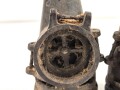 Paar Teile für die Pferdegasmaske 41 der Wehrmacht. Ungereinigte Bodenfunde