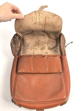 Packtasche für Berittene der Wehrmacht Modell 1940. Sehr guter Zustand, datiert 1942