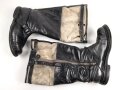 Luftwaffe, Paar Stiefel für fliegendes Personal. Getragenes Paar in gutem Gesamtzustand, alle Reissverschlüsse und Druckknöpfe gängig. Sohlenlänge 30,5cm