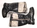 Luftwaffe, Paar Stiefel für fliegendes Personal. Getragenes Paar,  alle Reissverschlüsse und Druckknöpfe gängig. Sohlenlänge 28,5cm