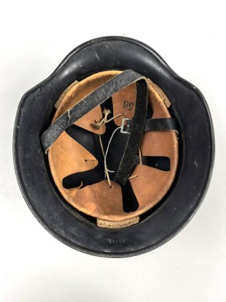 Stahlhelm Luftschutz , in allen Teilen Original, ungereinigt