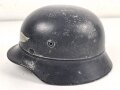 Stahlhelm Luftschutz , in allen Teilen Original, ungereinigt