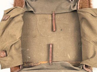 Tornister für Angehörige des Reichsarbeitsdienst. Datiert 1936, ungereinigtes Stück