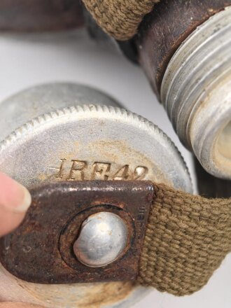 Feldflasche Wehrmacht in Tropenausführung. Guter Gesamtzustand