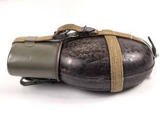 Feldflasche Wehrmacht in Tropenausführung. Guter Gesamtzustand