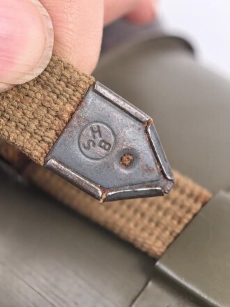 Feldflasche Wehrmacht in Tropenausführung. Guter Gesamtzustand