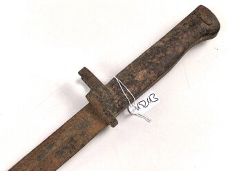 1. Weltkrieg Aushilfsseitengewehr. Ungereinigtes Stück