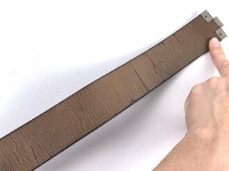Lacklederkoppelriemen Wehrmacht. Gebraucht, Gesamtlänge 101cm