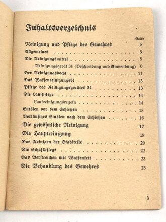 "Gewehrreinigen und Gewehrpflege"  Heinz...