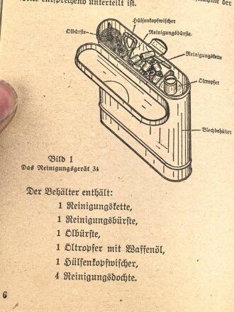 "Gewehrreinigen und Gewehrpflege"  Heinz Denckler Verlag, DIN A6, 27 Seiten, gebraucht
