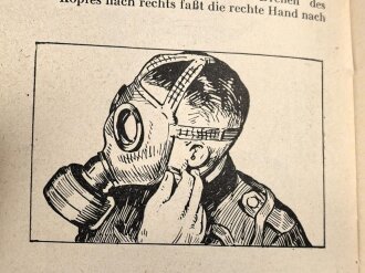 "Die Gasmaske 30"  Heinz Denckler Verlag, DIN A6,  29 Seiten, gebraucht