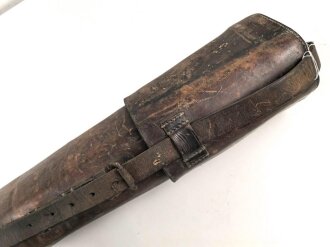1. Weltkrieg , Kavallerie Behälter für ein Dreibein. Gebraucht, ungereinigt, ich glaube einen AWS Stempel zu erkennen. Gesamtlänge 94cm