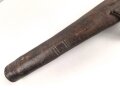 1. Weltkrieg , Kavallerie Behälter für ein Dreibein. Gebraucht, ungereinigt, ich glaube einen AWS Stempel zu erkennen. Gesamtlänge 94cm