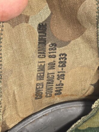 U.S. "Vietnam war reenactor " helmet. Mixed parts, including a Danish M1 helmet shell