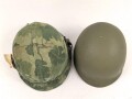 U.S. "Vietnam war reenactor " helmet. Mixed parts, including a Danish M1 helmet shell