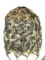 U.S. Marine Corps WWII, “Duck Hunter” camo helmet cover with mosquito net. Unissed